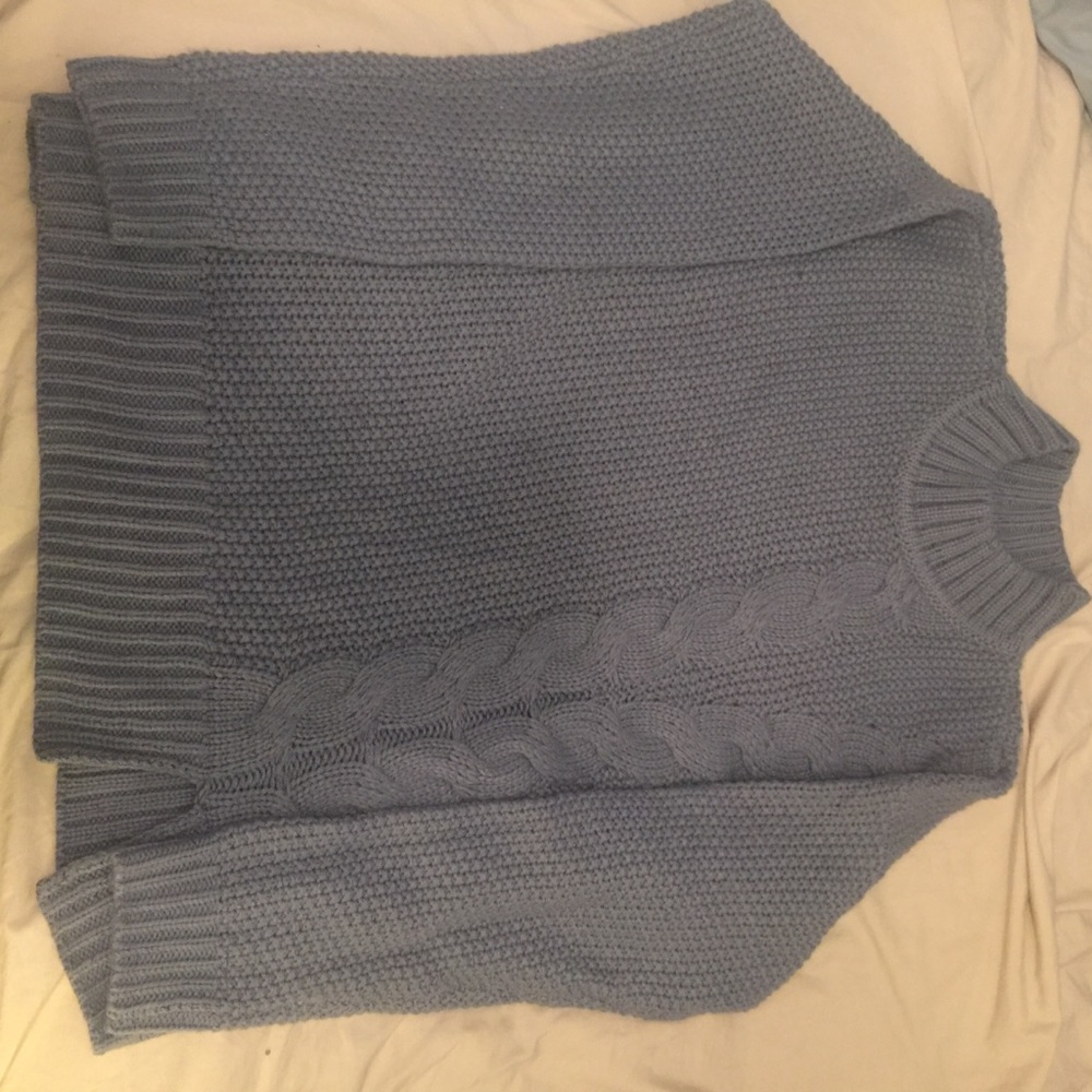 Size L Slate blue Tunic Sweater